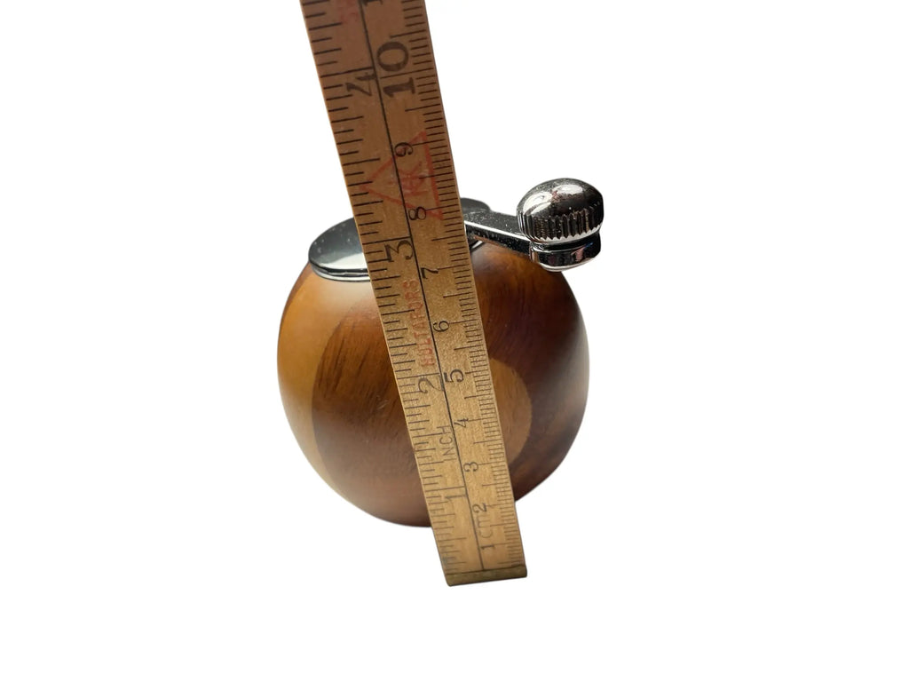 Rund pepperkvern i tre – Elegant krydderkvern med naturlig finish Epoxy-Crafts