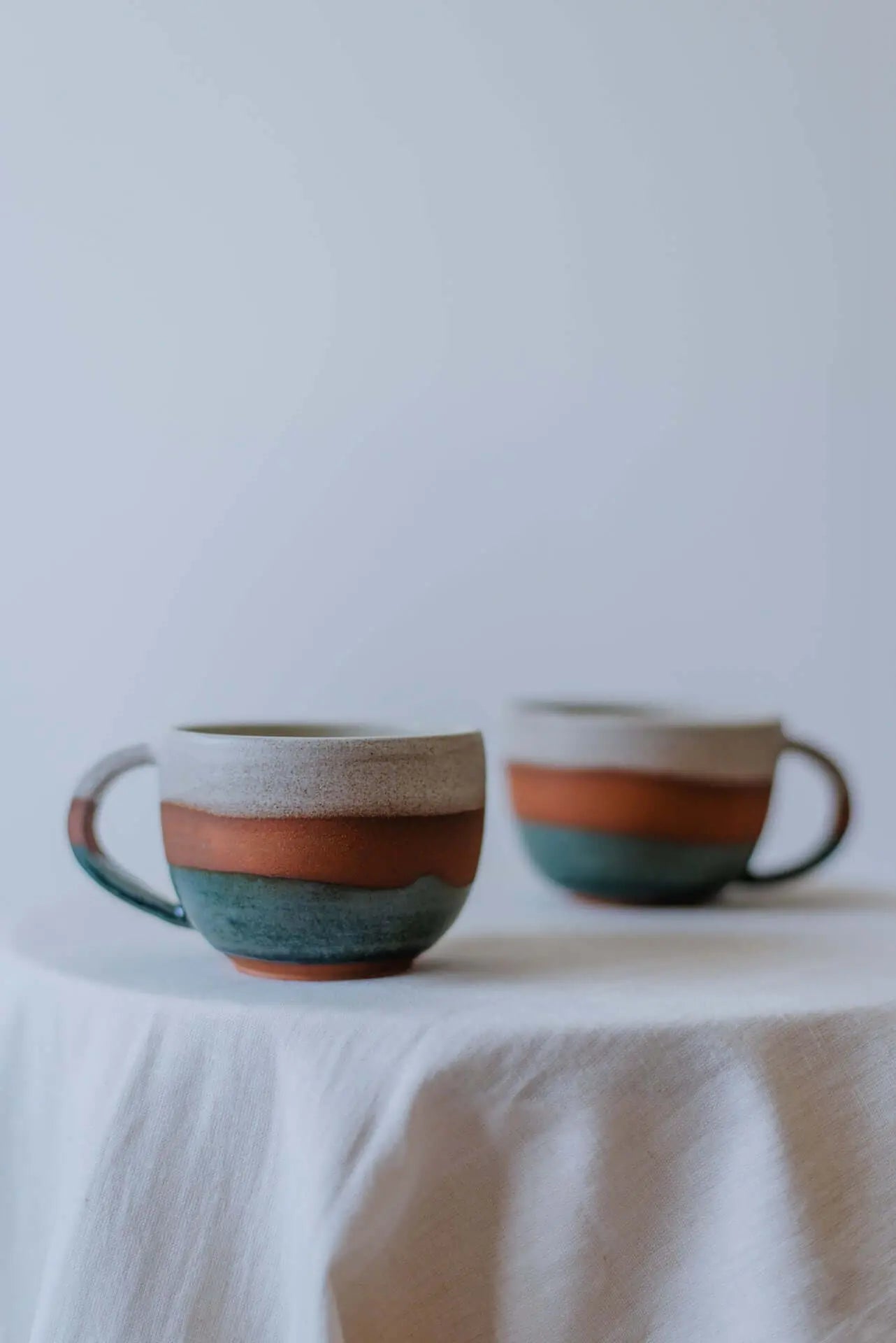 Round Cups for Tea/Coffee - 250ml - H-5.5 cm; W-8 cm Kalaa